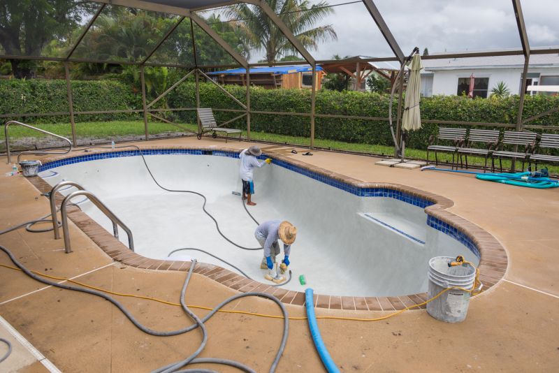 Inground Pool Copings Installation